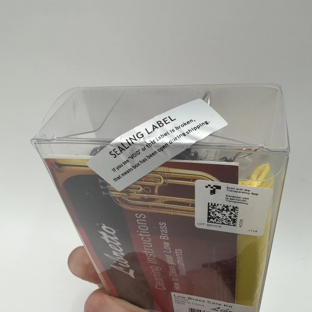 Trumpet‎ (Cornet) ALL-INCLUSIVE Care Kit w/Instructions: Valve Oil+Slide Grease